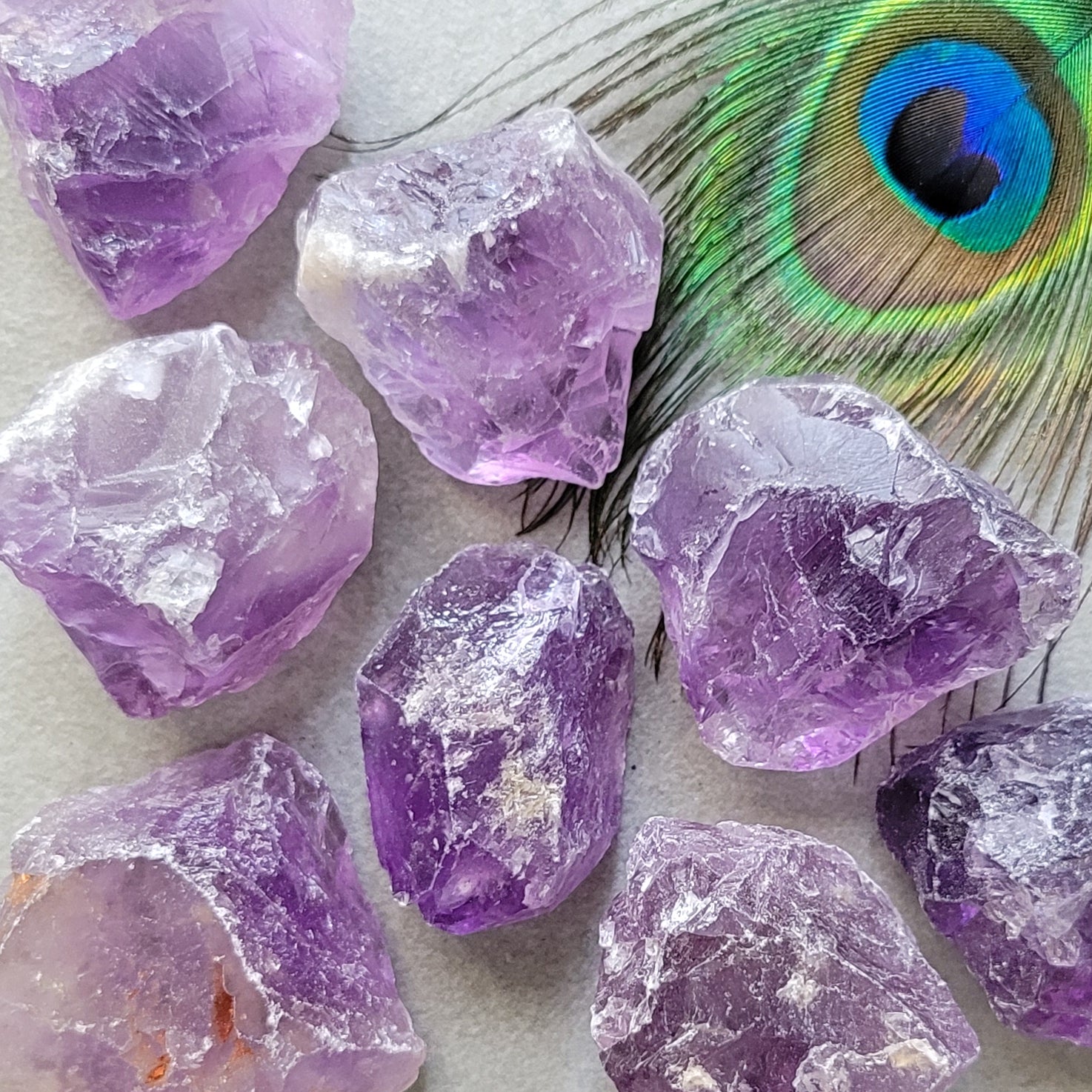 Raw Amethyst Crystals