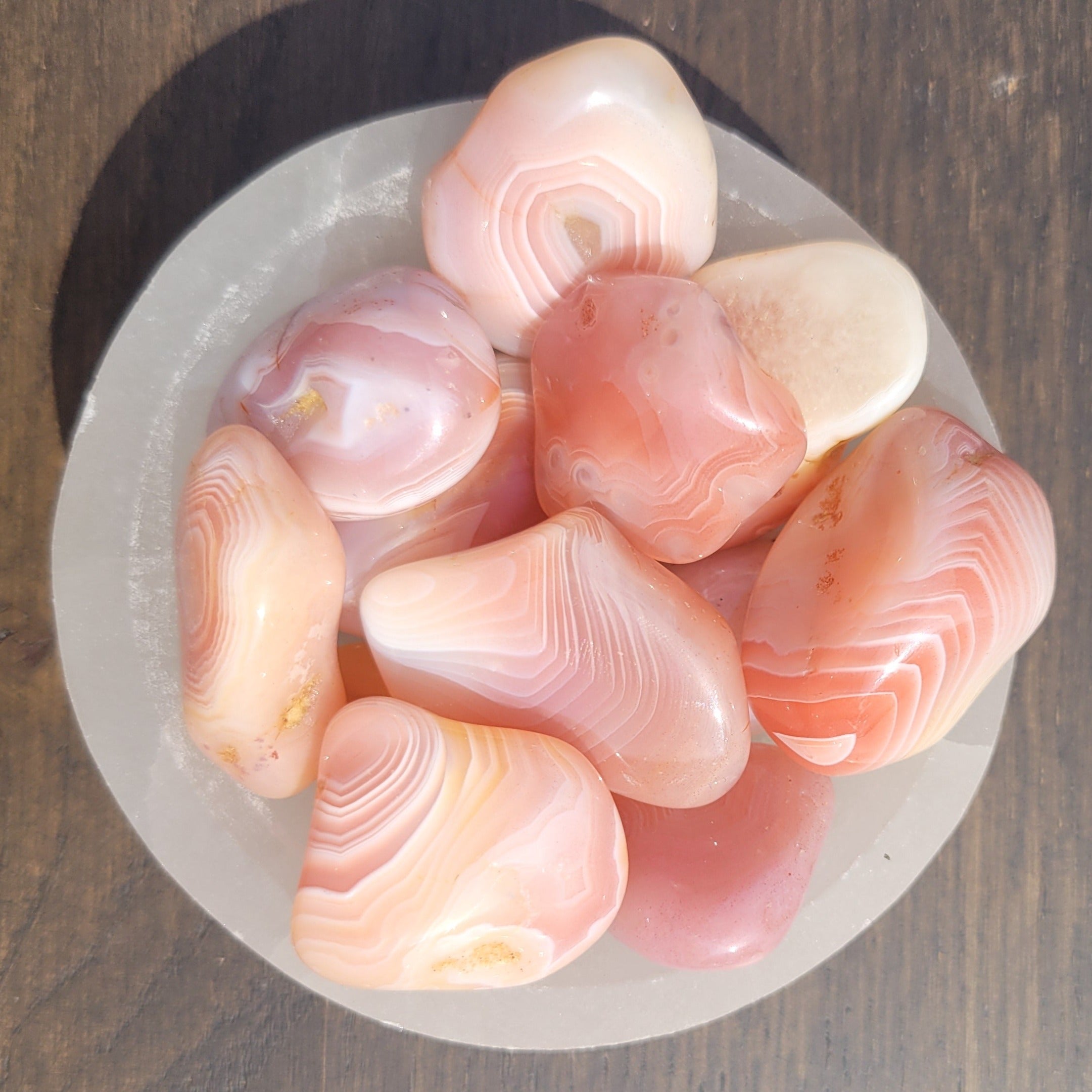 Peach Botswana Agate Tumblestones