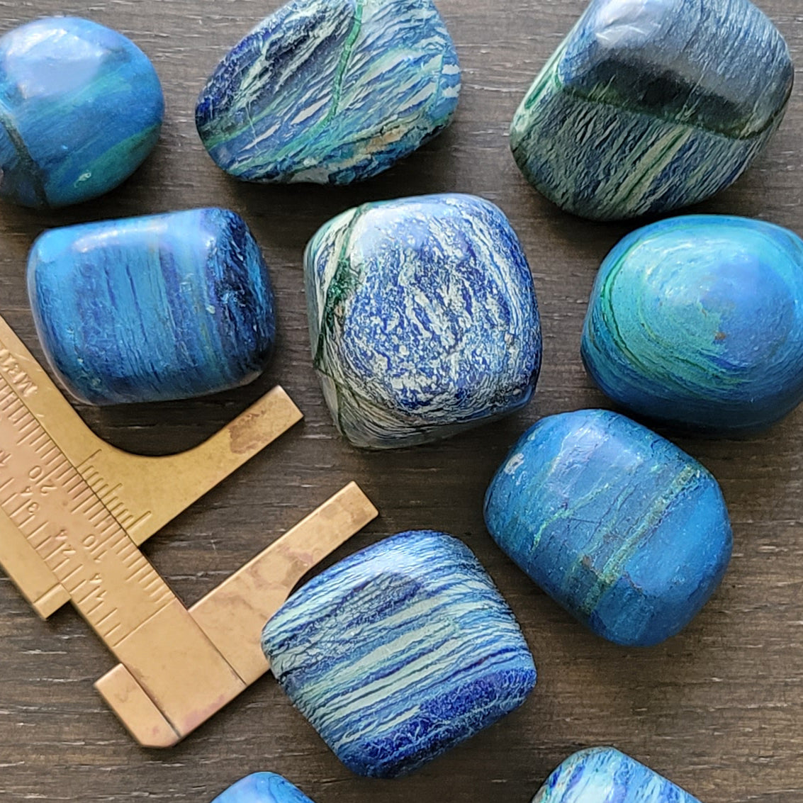 Azurite Tumblestones