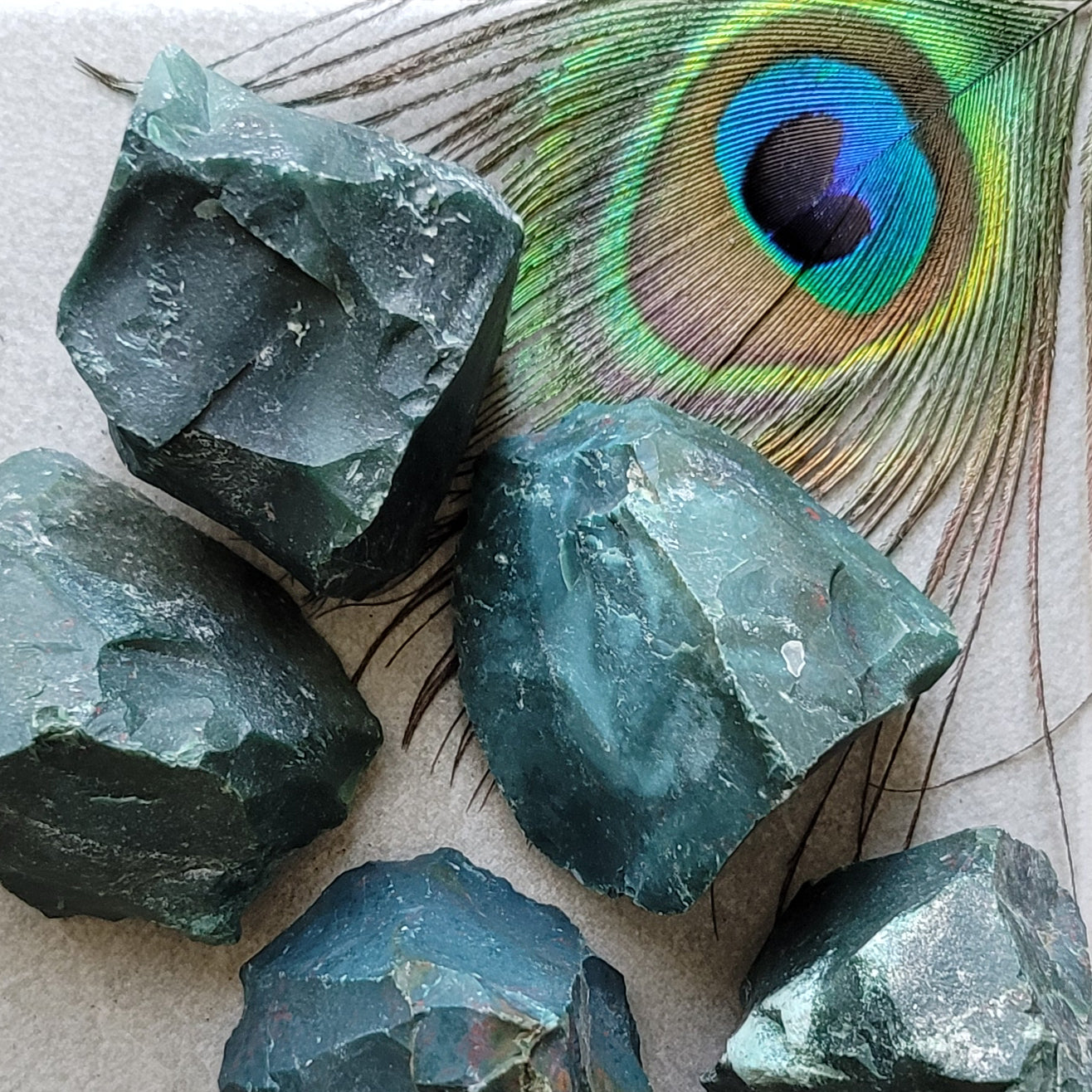 Raw Bloodstone Crystals