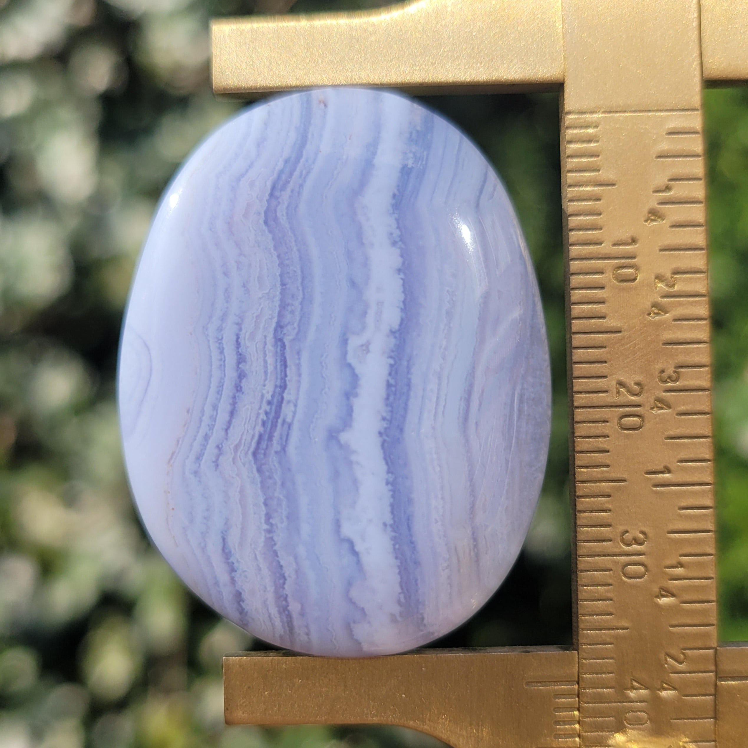 Blue Lace Agate Pocket Stone