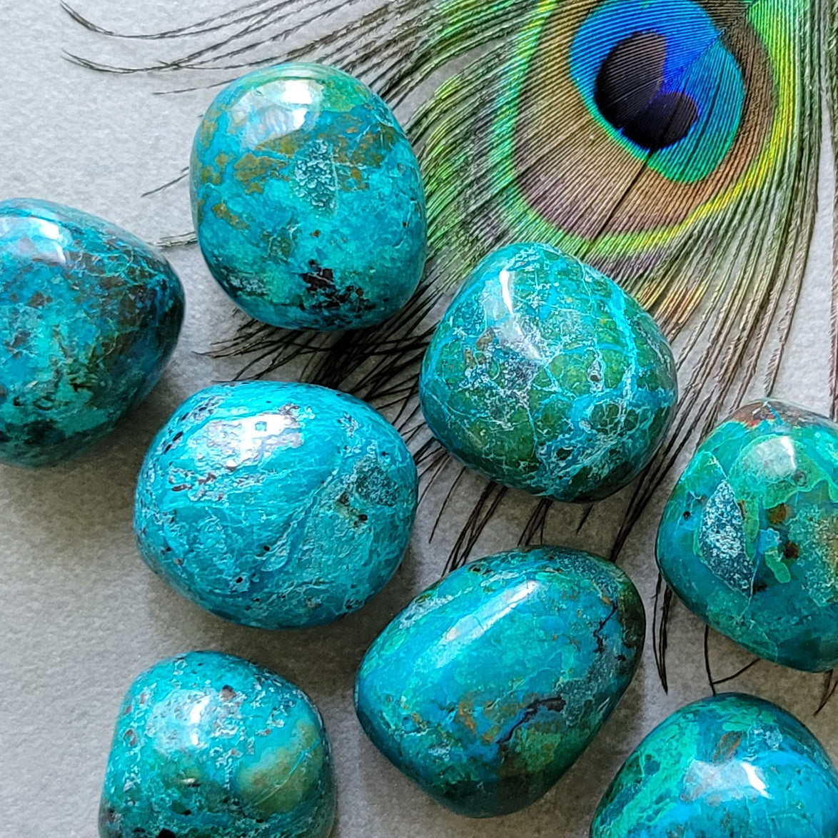 Chrysocolla Tumblestones
