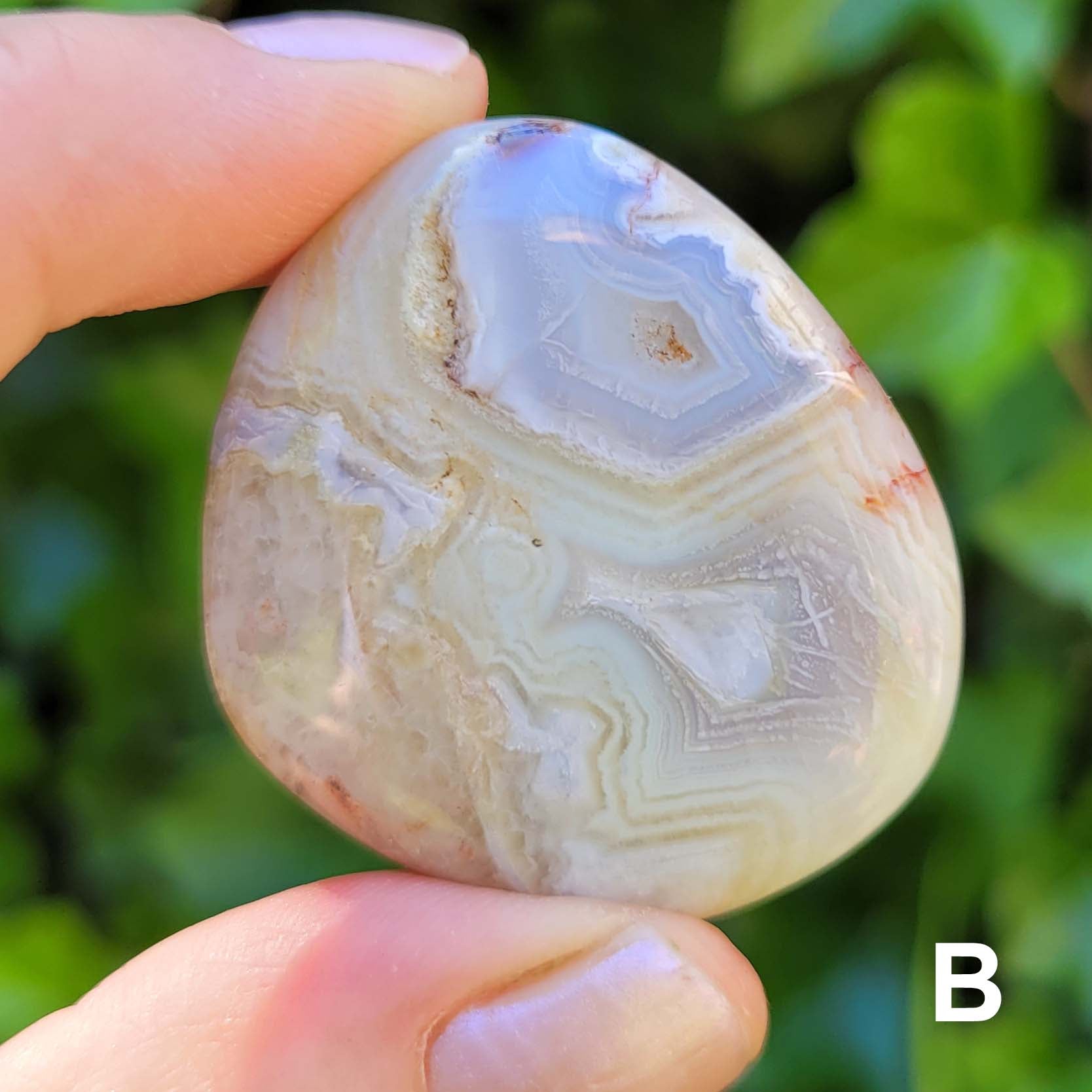 Crazy Lace Agate Pocket Stone B