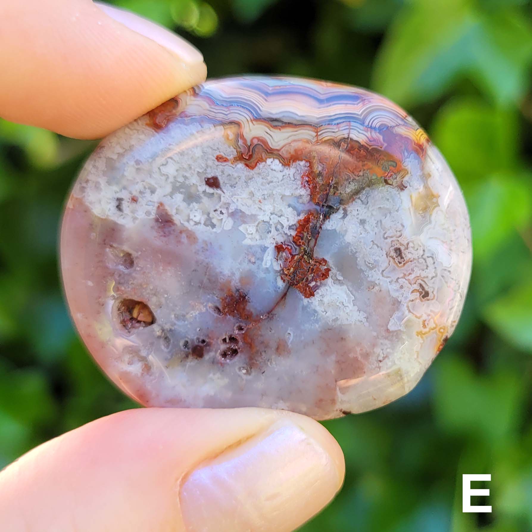 Crazy Lace Agate Pocket Stone E