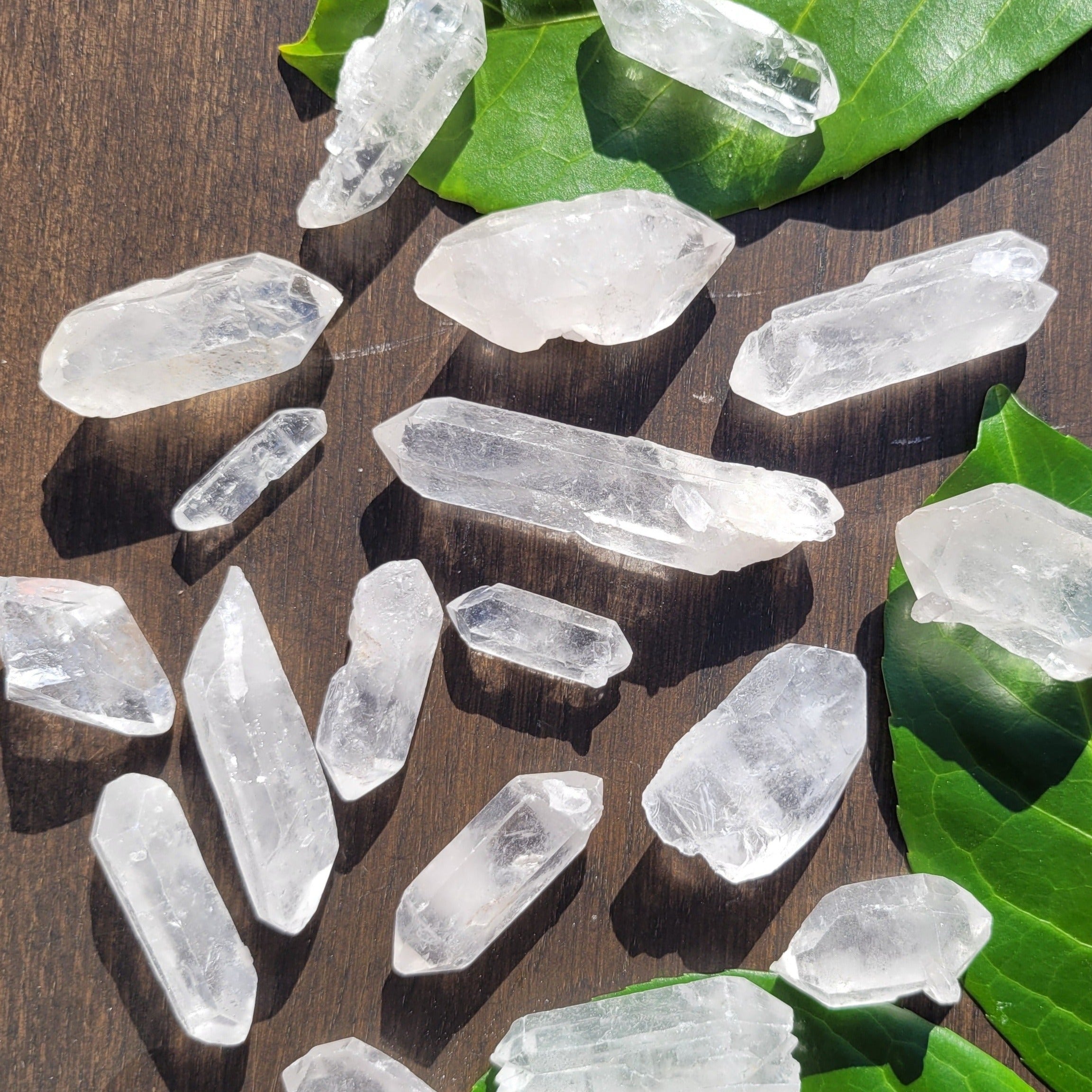 Double Terminated Quartz points