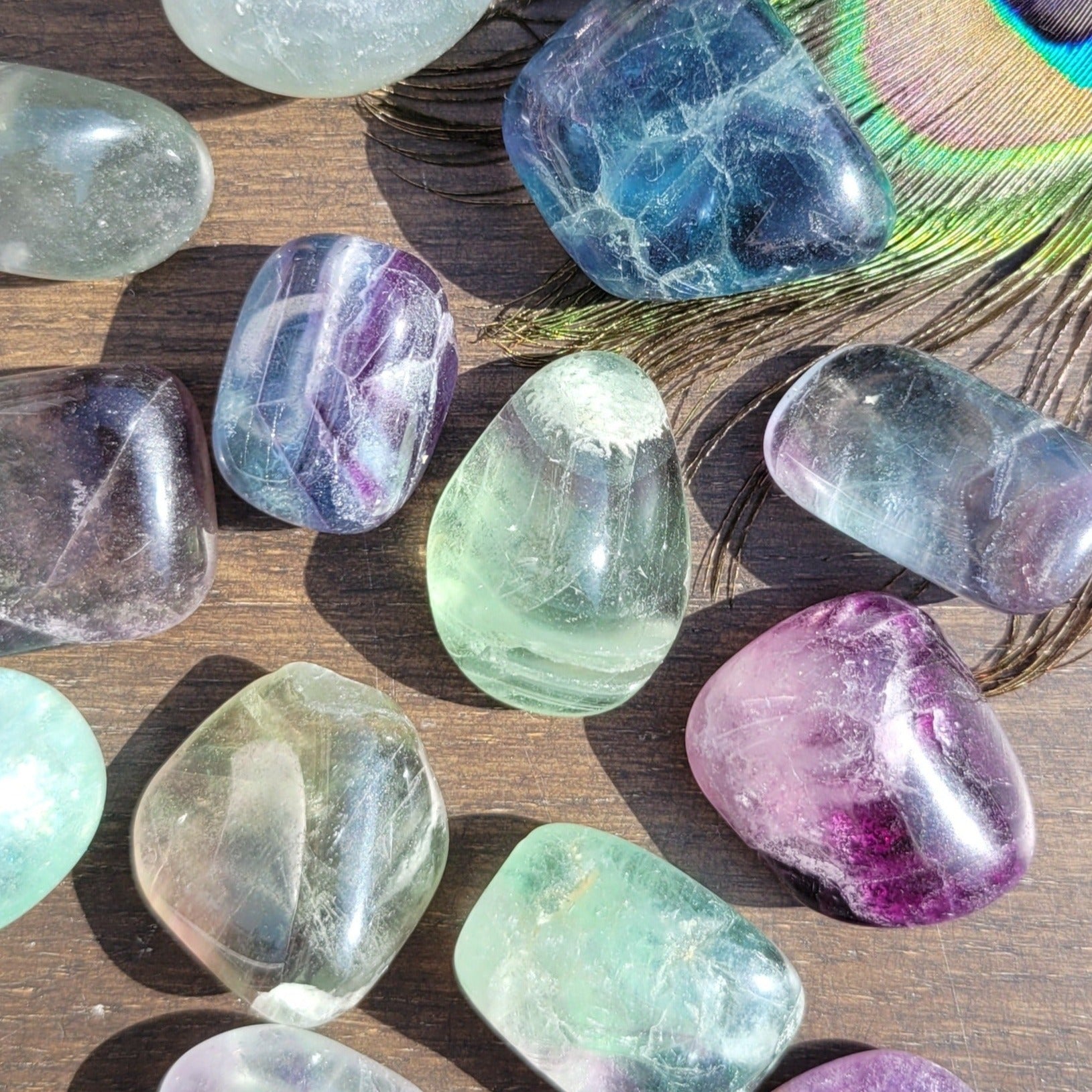 Fluorite Tumblestones