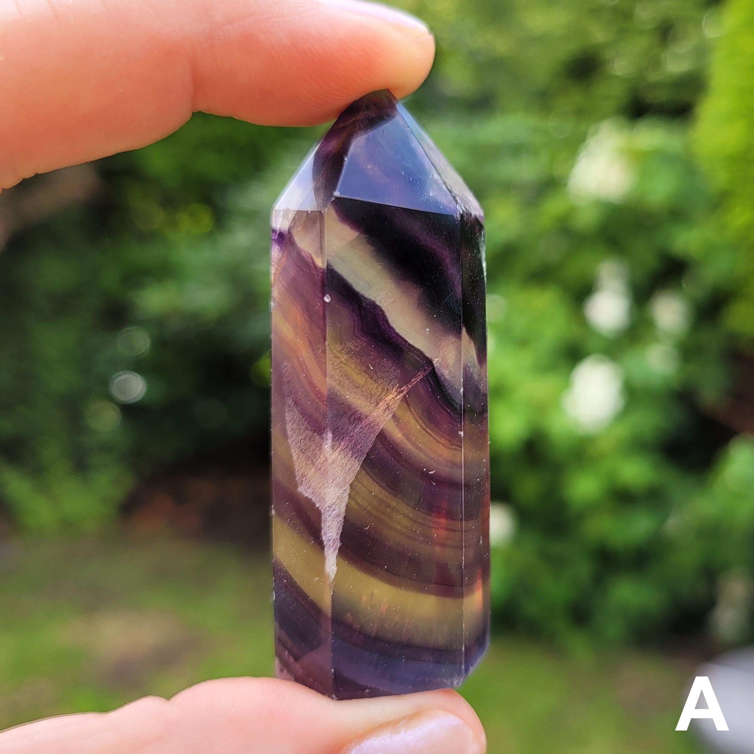 Rainbow Fluorite Tower A
