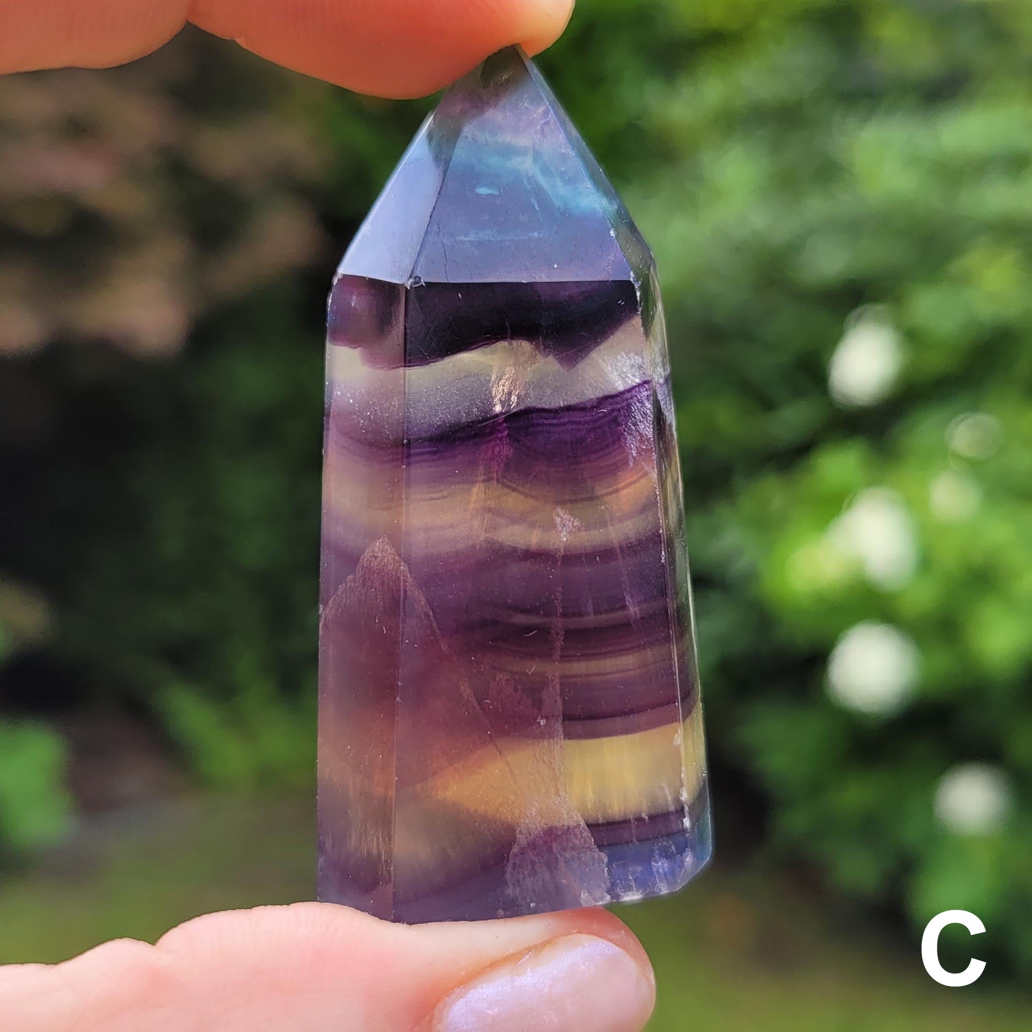 Rainbow Fluorite Tower C