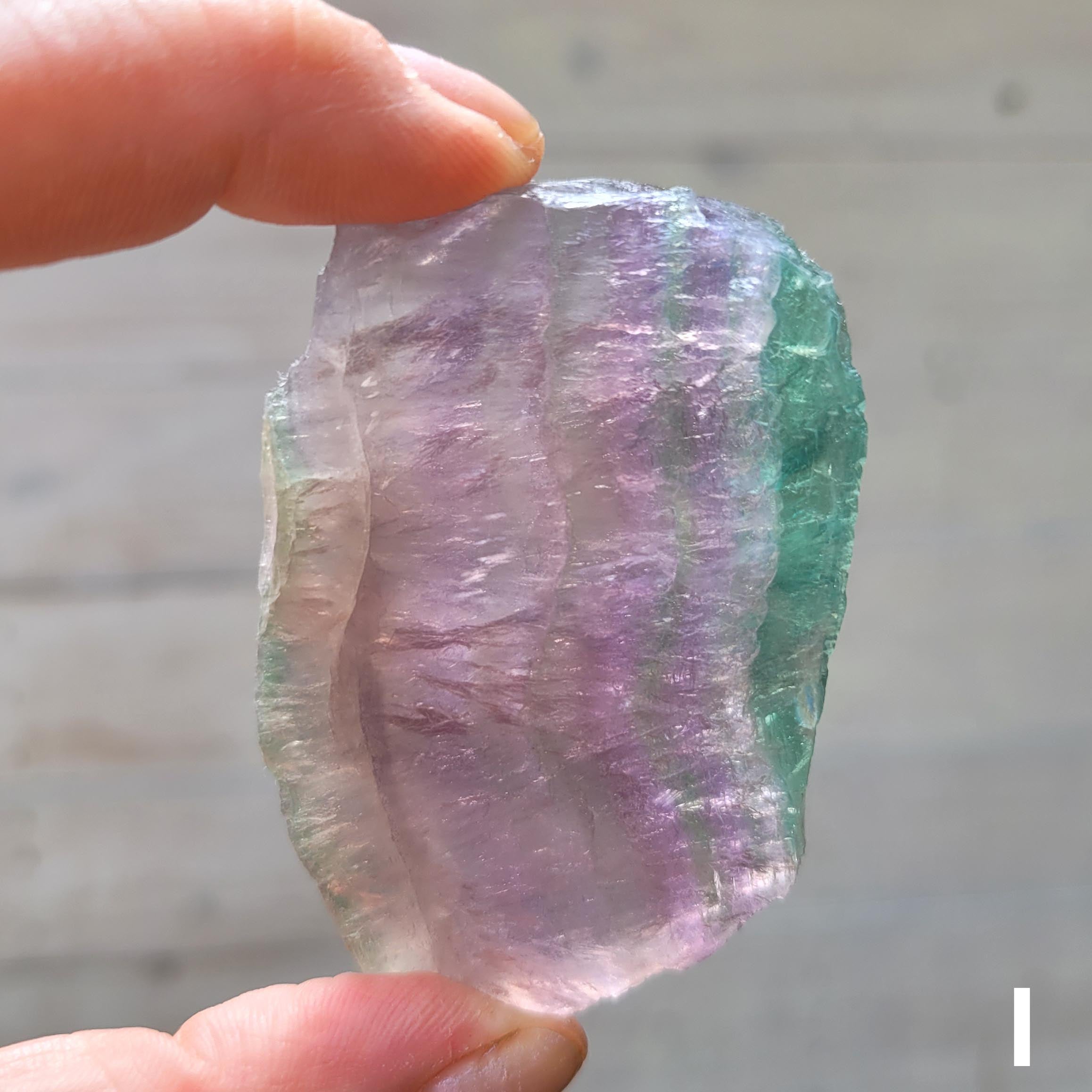 Rainbow Fluorite Slice I