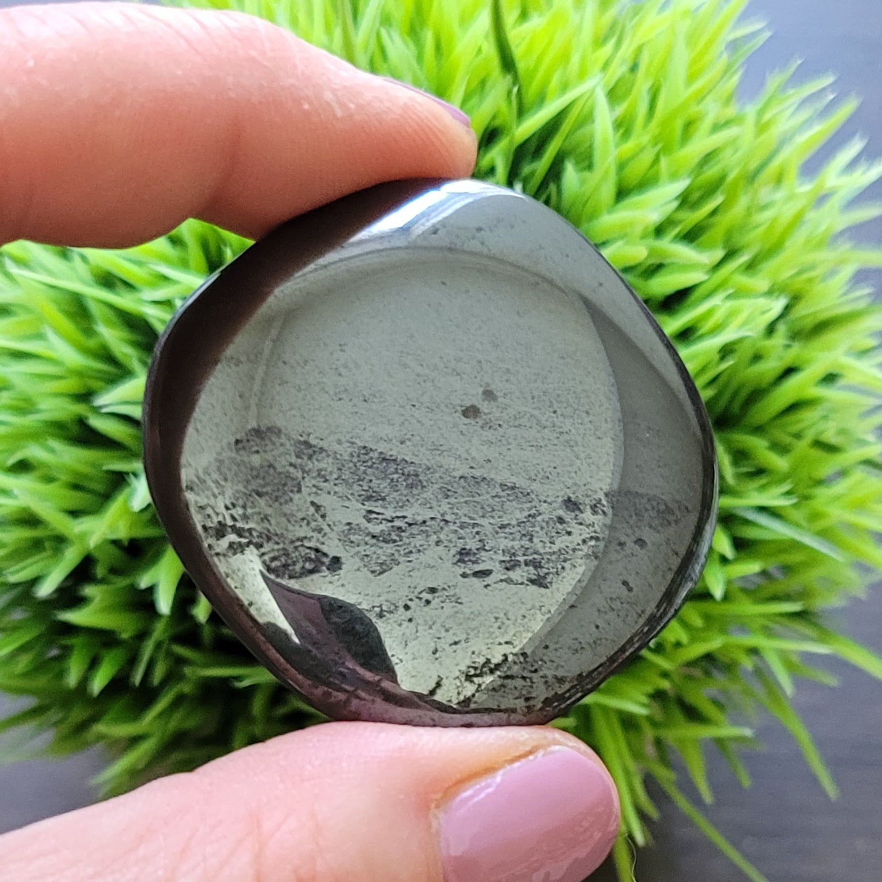 Hematite Pocket Stone Disc
