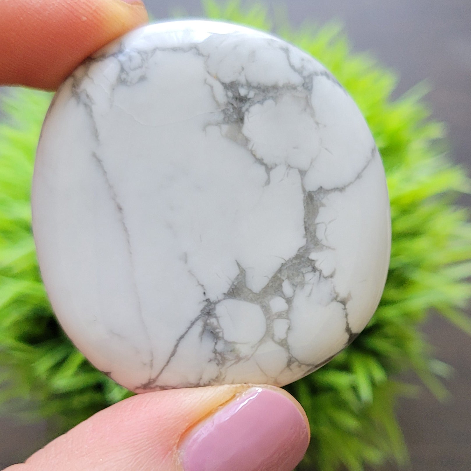 Magnesite (Howlite) Pocket Stone