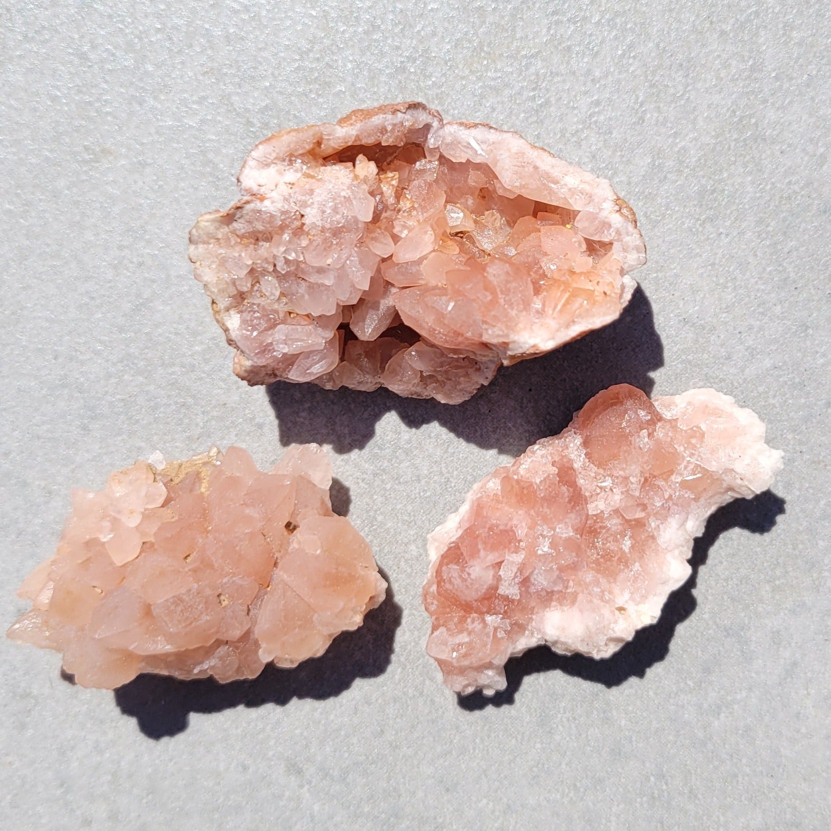 Pink Amethyst Clusters