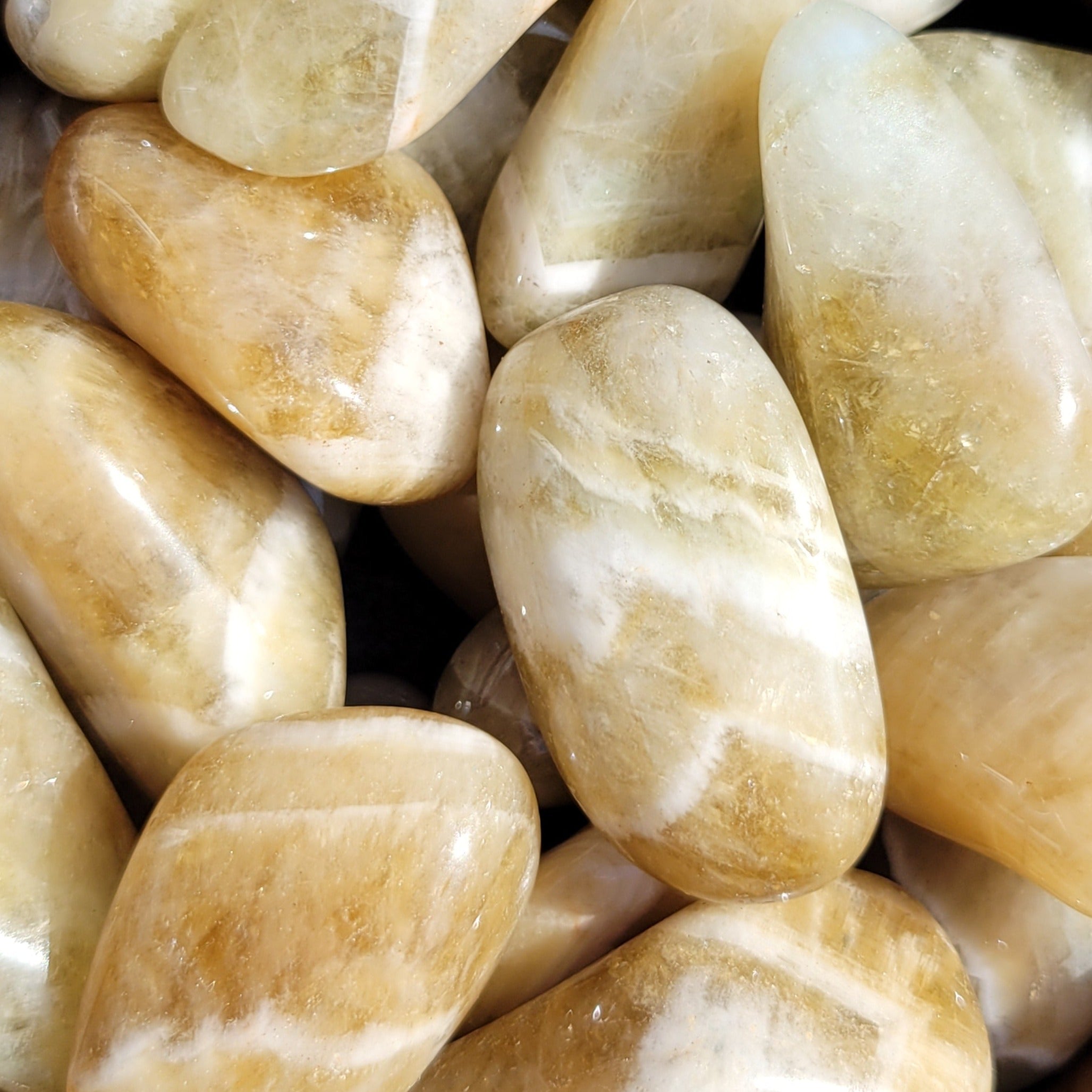 Prasiolite Tumblestones