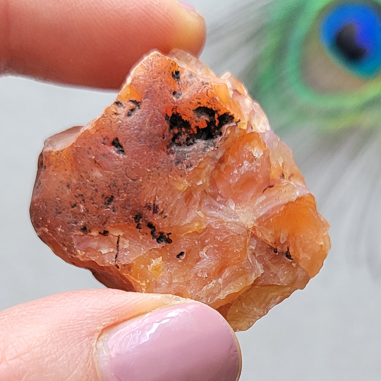 Raw Carnelian
