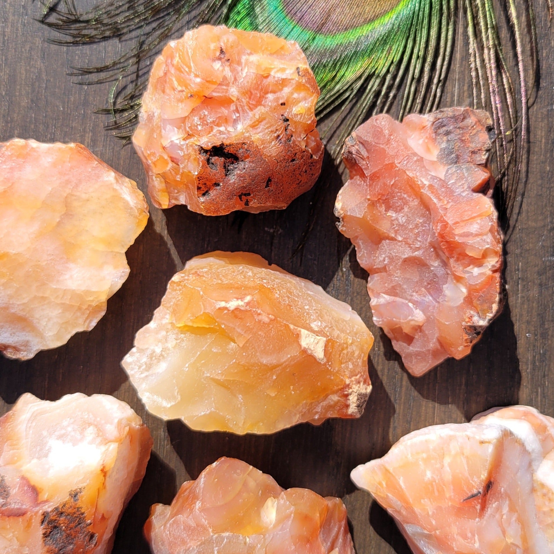 Raw Carnelian