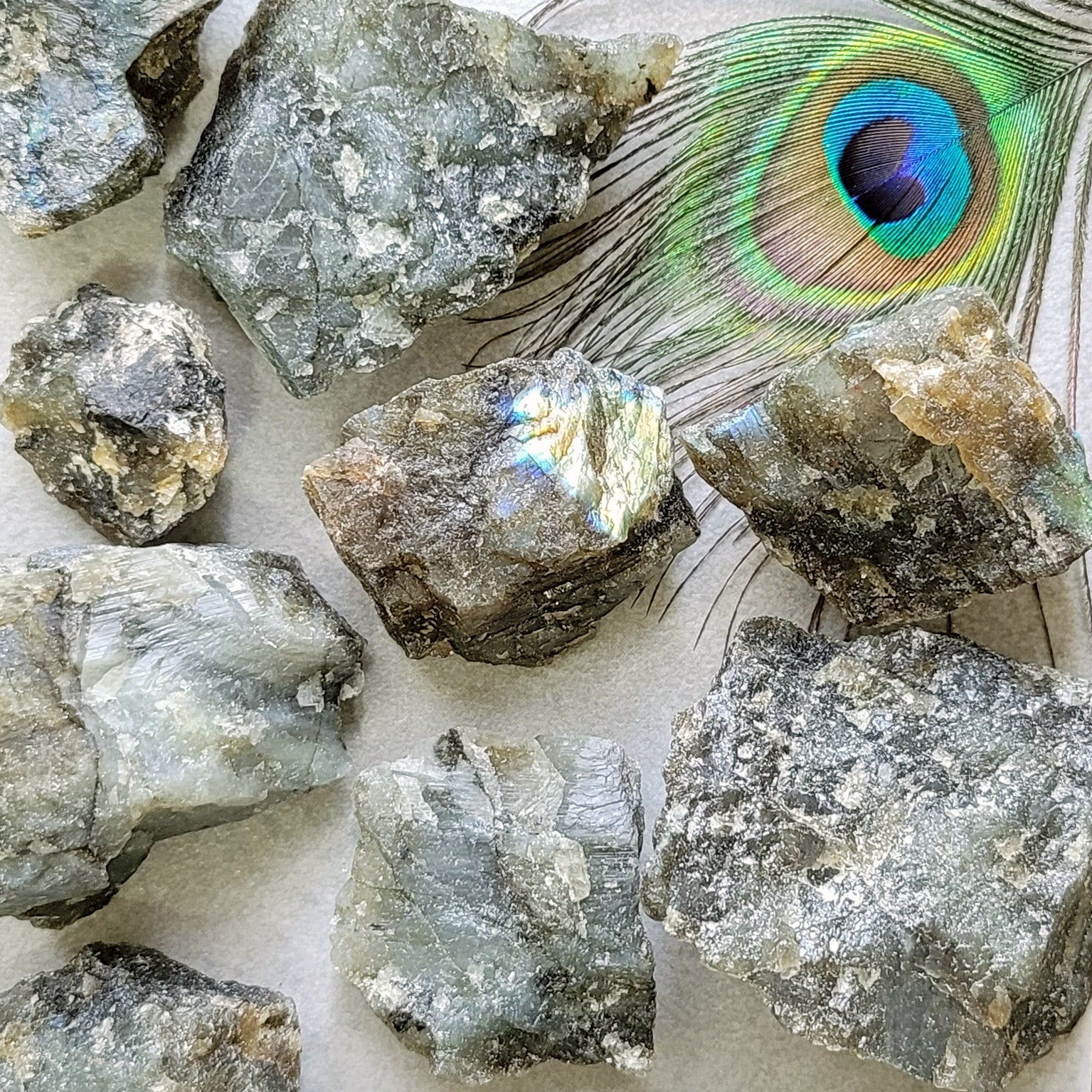 Raw Labradorite