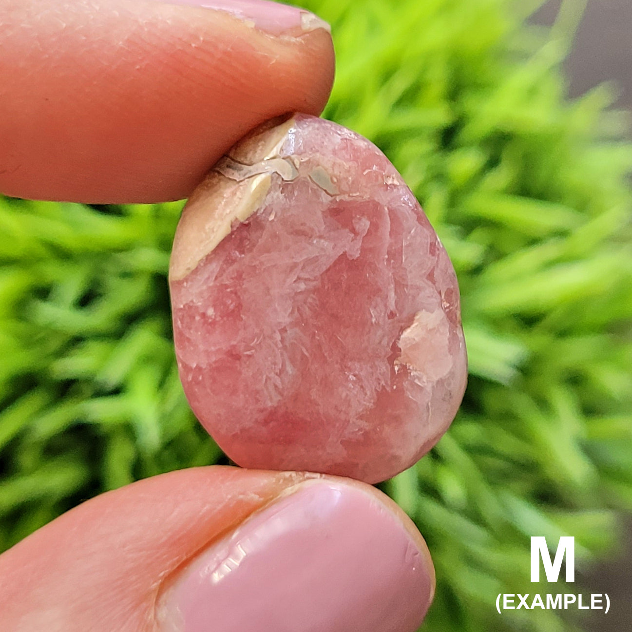 Argentinian Rhodochrosite Tumblestone Medium