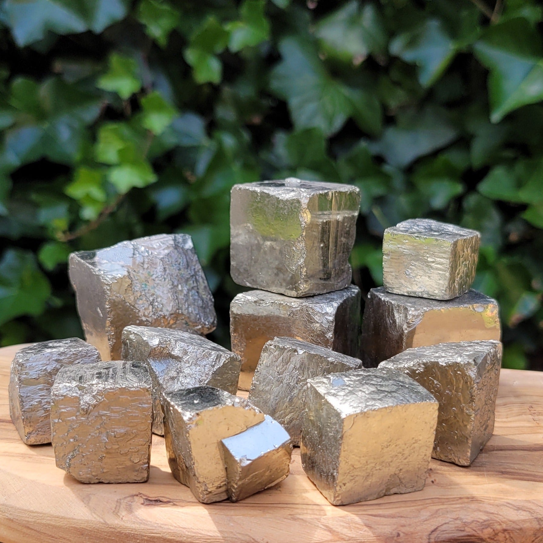 Raw, Natural Pyrite Cube