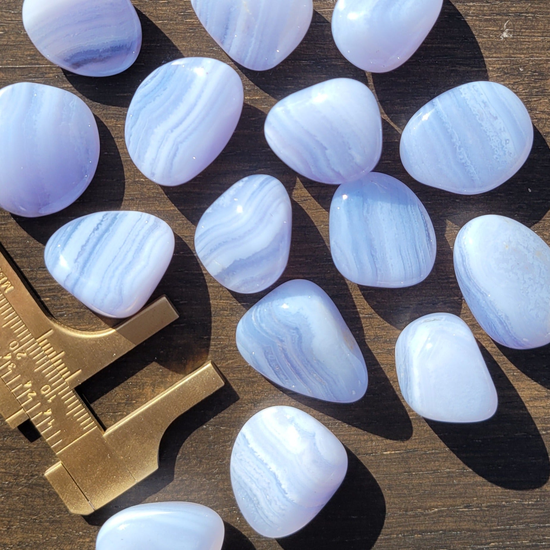 Blue Lace Agate Tumblestones