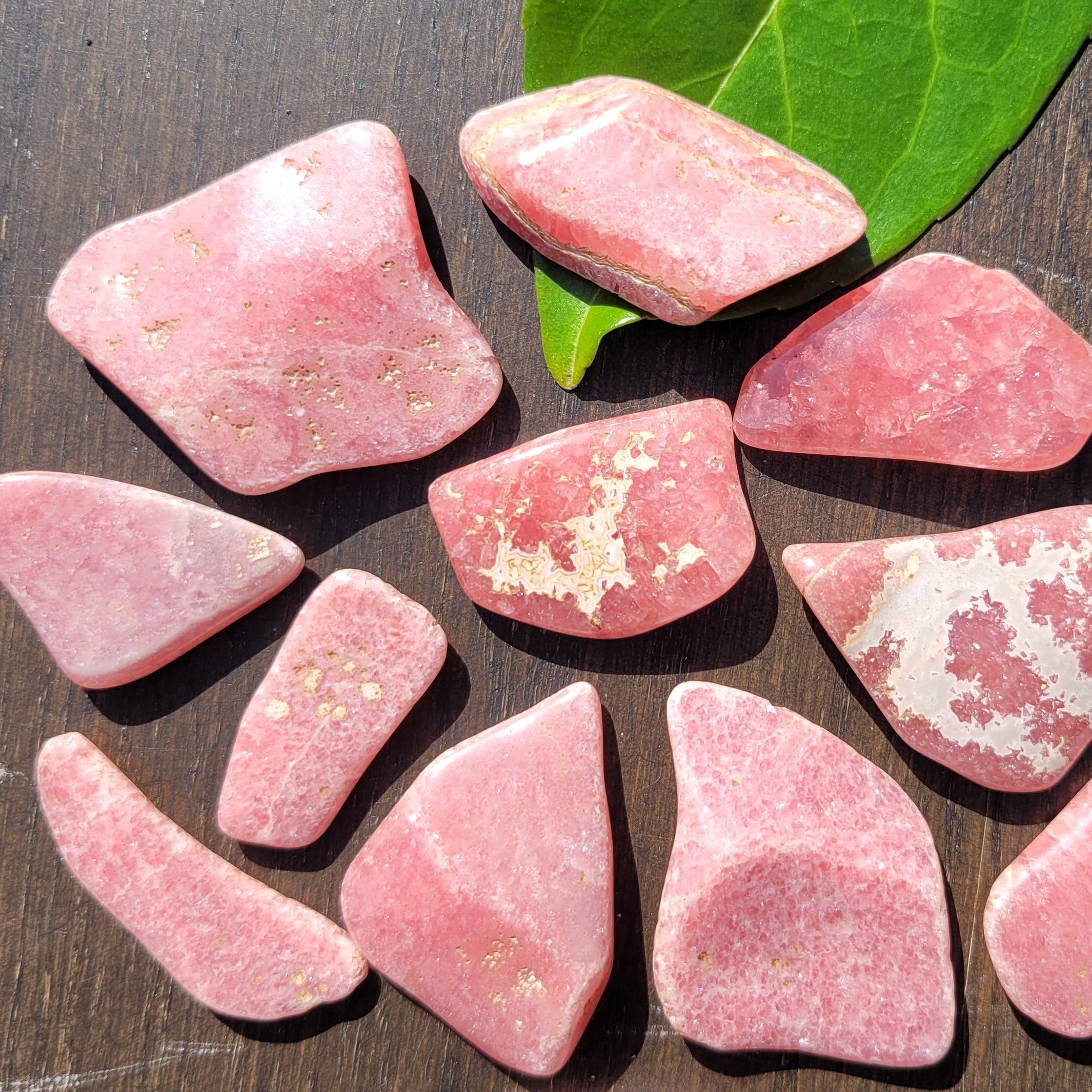 Argentinian Rhodochrosite Tumblestones Chakra 