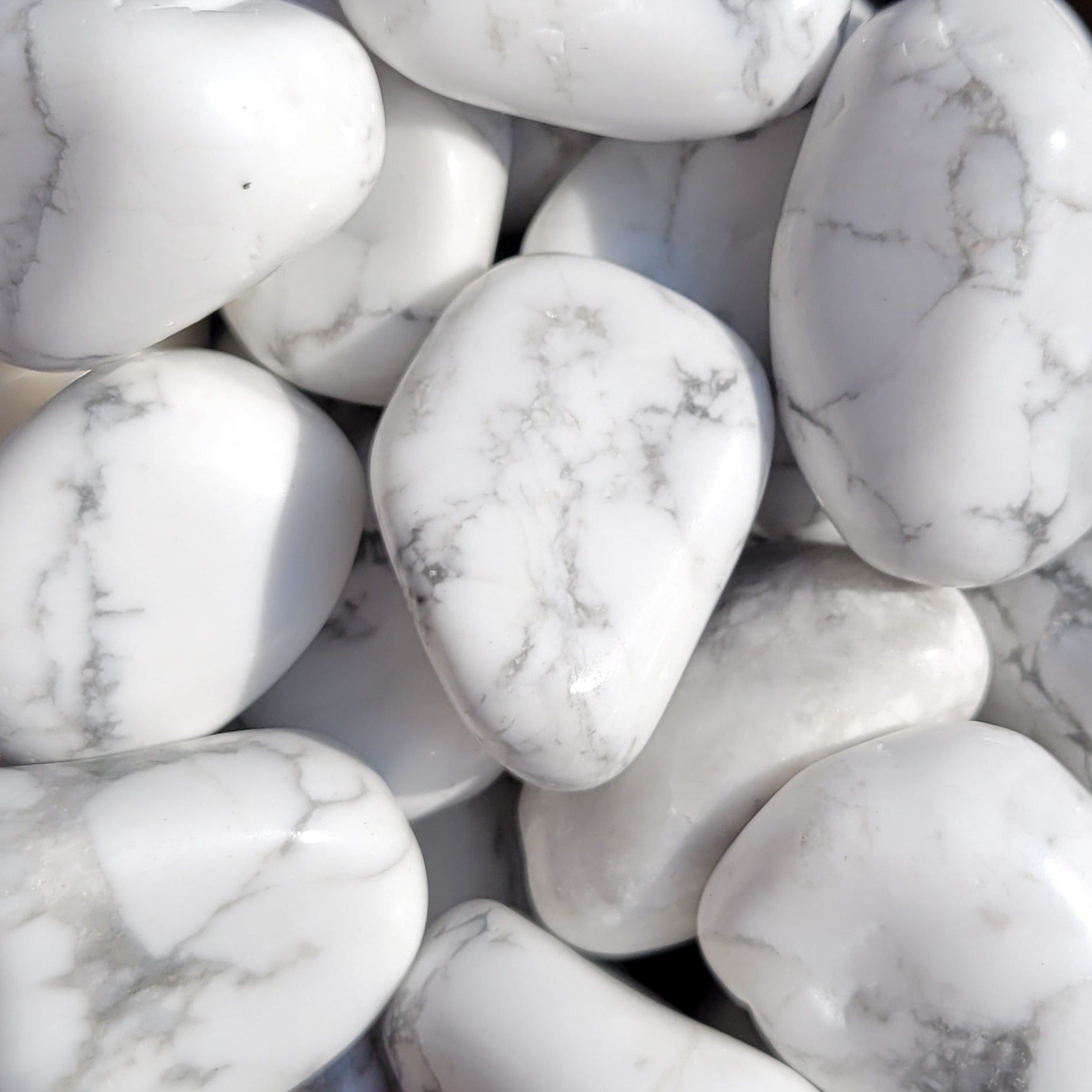 Magnesite (Howlite) Tumblestones