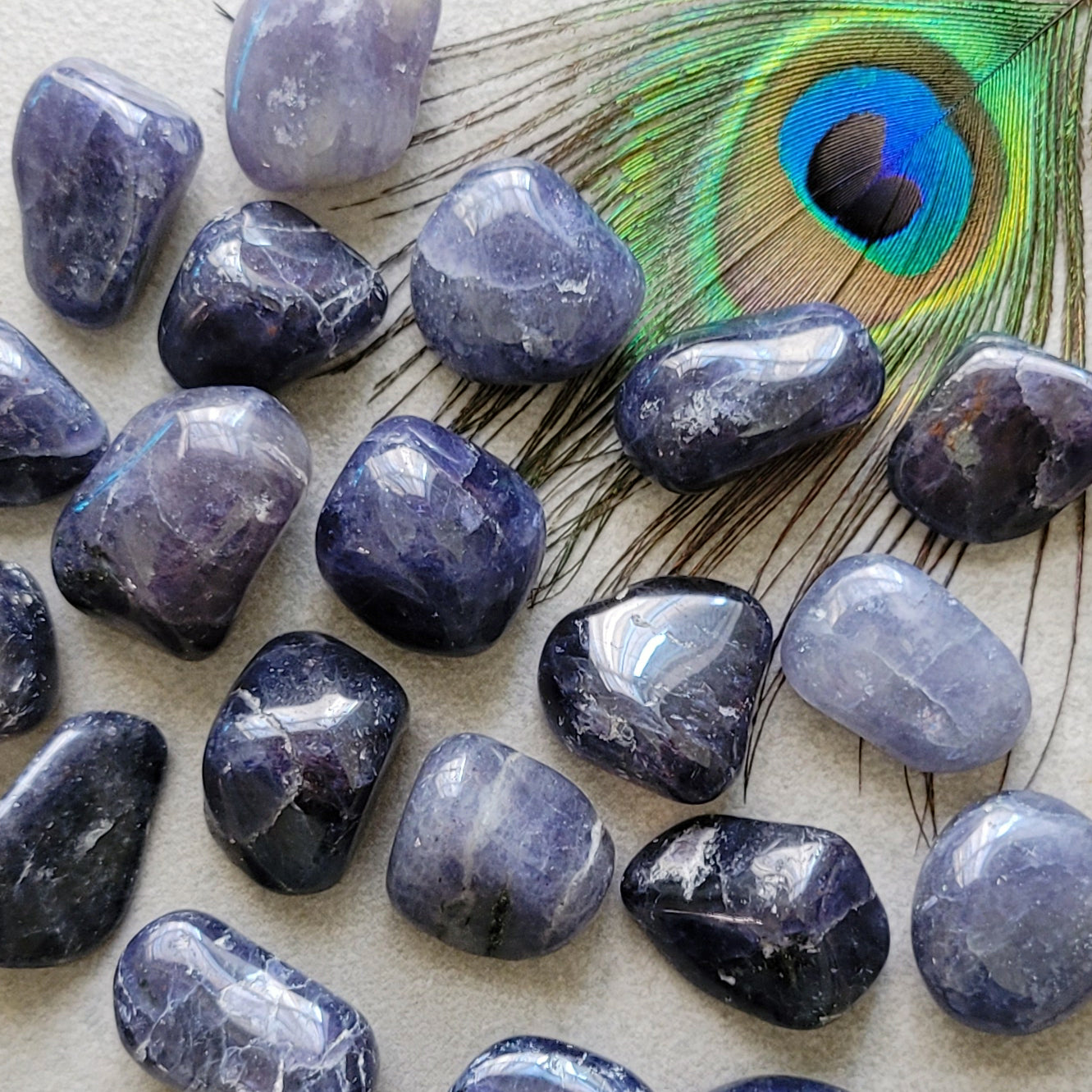 Iolite Tumblestones