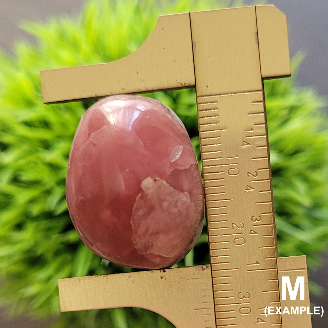 Gemmy Rhodochrosite Tumblestone Bolivia Medium