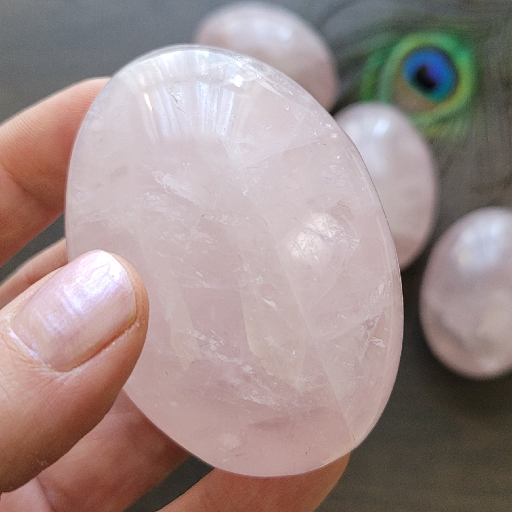 Rose Quartz Palmstone