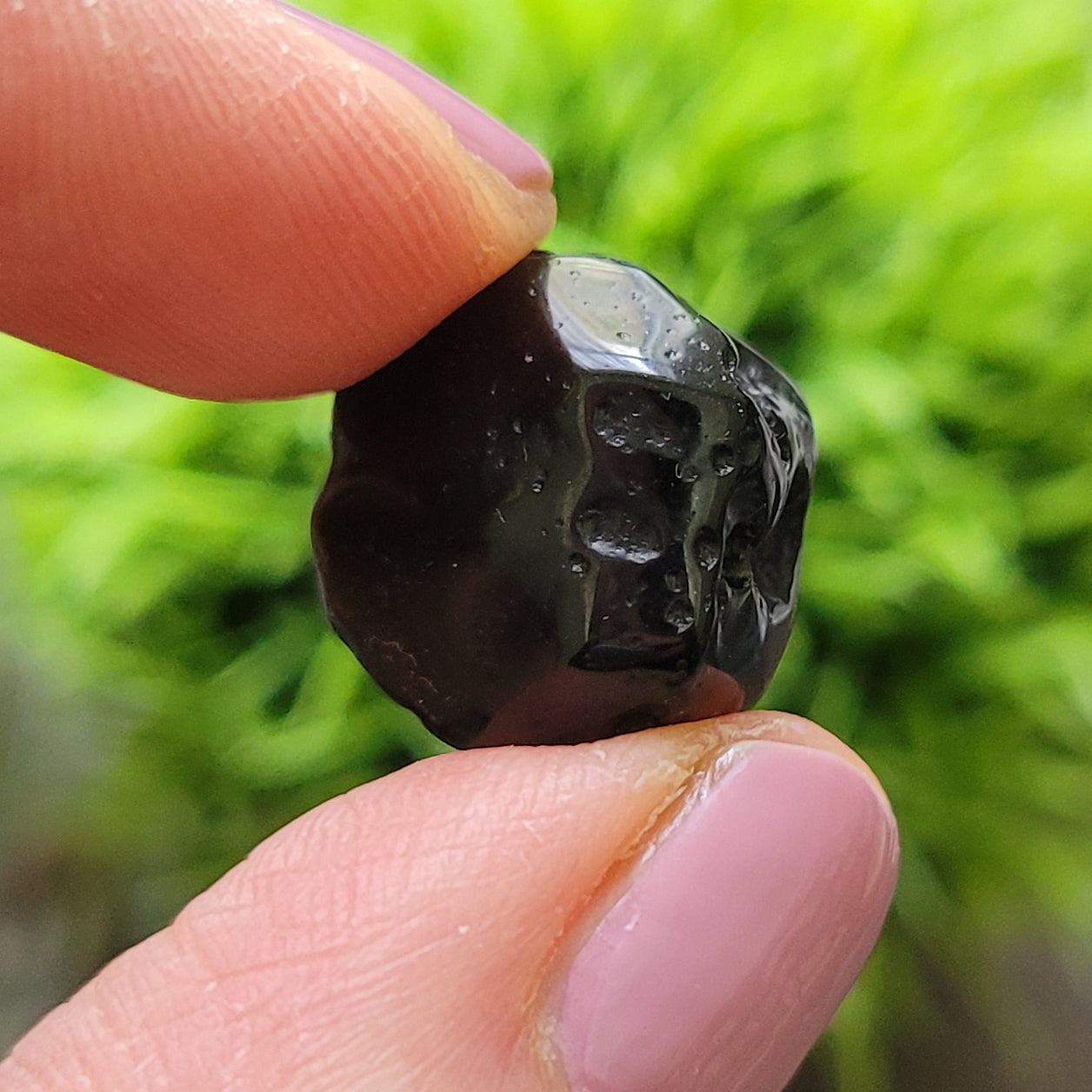 Polished Black Tektite Tibet