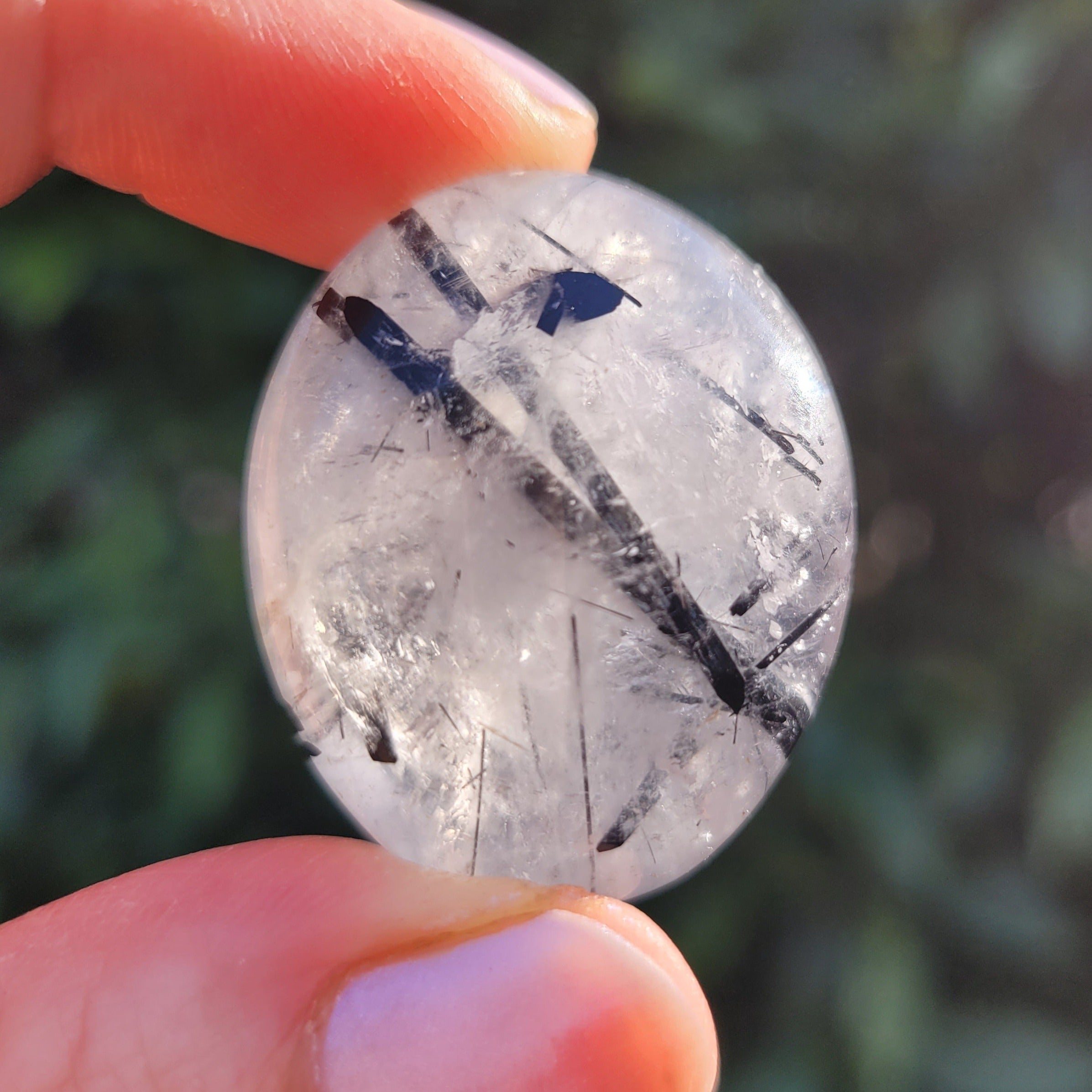 Tourmalinated Quartz Tumblestone